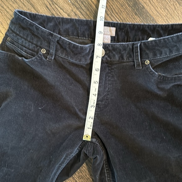 J. Jill Black Corduroy Cords Pants 6 Petite VGUC Slim Leg - Picture 4 of 8